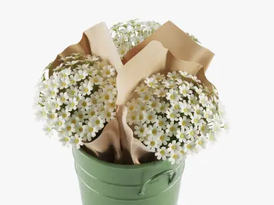  Flowers In Buckets Bundle 03 