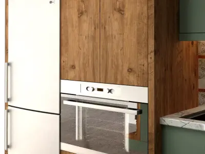 Modern Kitchen Cabinet  Free 3D model