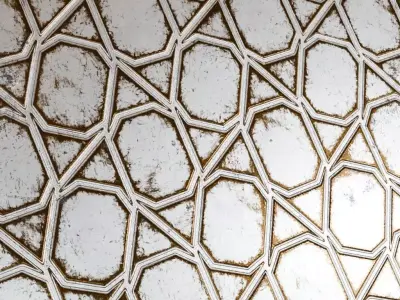 Silver Var Metal Plate PBR Seamless Texture