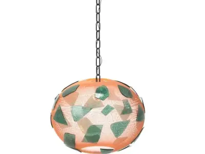 Green Swag Hanging Light 3D model
