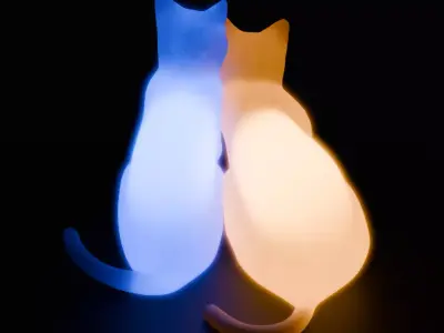 Indirect lighting for marking cats 3D model