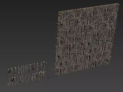 Branch decor n89d 3D model