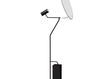Outdoor Designer Lamp Screen by Light Room 3D model