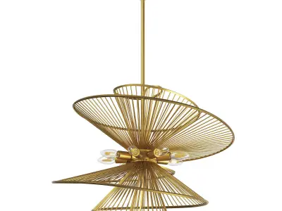 728183 Zeta Lightstar ceiling chandelier 3D model