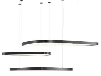 EGG Pendant Lamp 3D Model Modern and Sleek Illumination 3D model