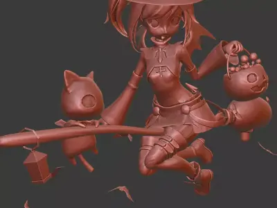 Little Witch 3D print model