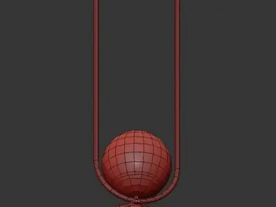 Rondure Globe Pendant Light 3D model