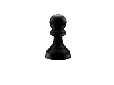 Chess Pawn 3D model Free 3D model