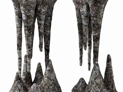 Cave stone 3D model