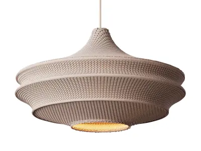 Saint VII Crochet Pendant Lamp corona Low-poly 3D model