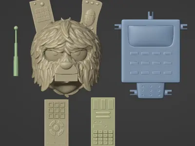 ATHF Allen Universal Remonster and Oil Drippy 3D print model