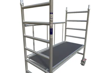 Scaffolding tower Collapsible Low-poly 3D model