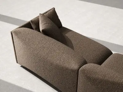 Origami 2 Seater Sofa 3D model