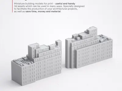 3D Print miniature building RB-US-NY-027 3D print model