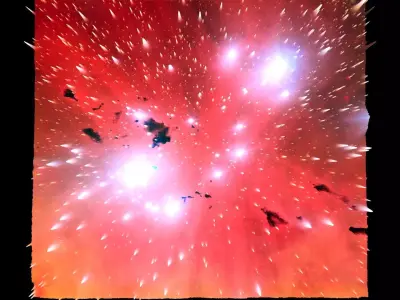 Running Chicken Nebula 3D model