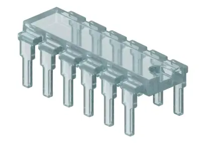 Transparent IC Chip Toy 3D model