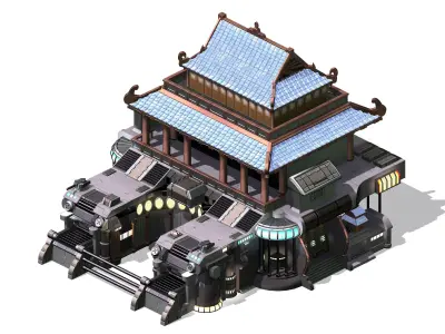 Future City - Weapons Library 02 3D model