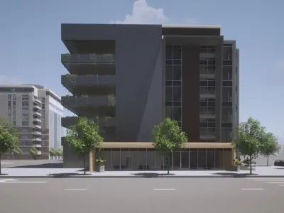 Modern Office Building Revit and Twinmotion 3D model