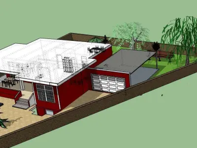 house in kenya Free 3D model