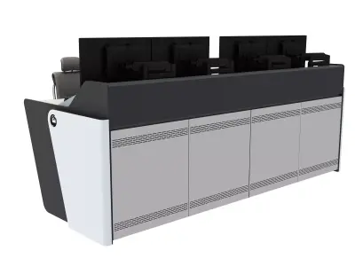 Control Room Desk  3D model