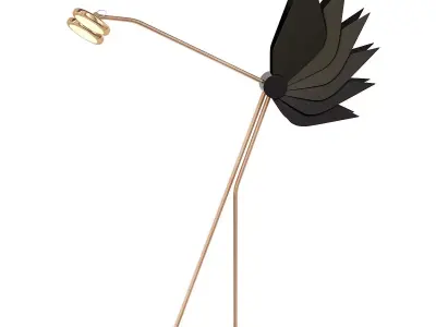 struts butterfly floor lamp 3D model