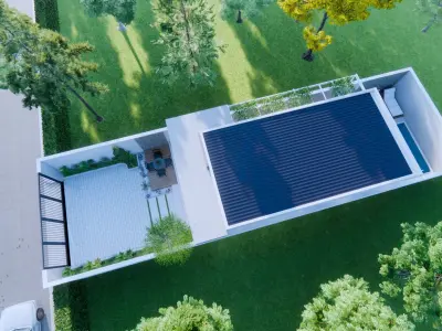 Modern Small House Plan  3D model