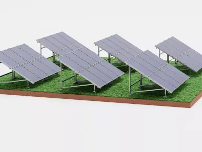 -Solar Farm V2- 3D model