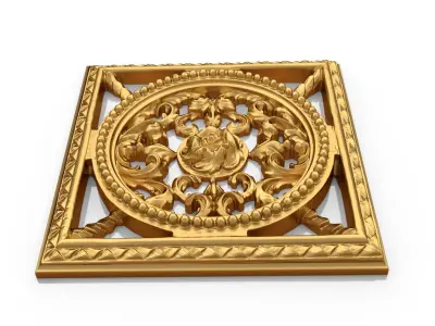 Classic decor ornament 192 3D print model