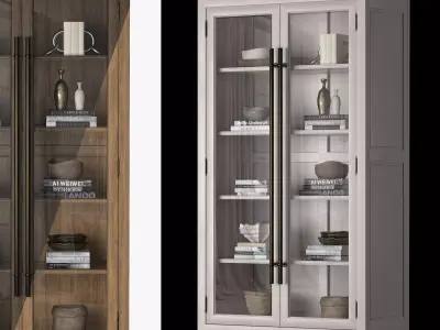 Bookcase 20th Century 3D model