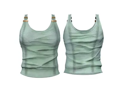 Space Mechanic Delivery Sci-fi Full Outfit Low-poly 3D model