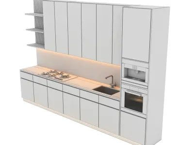 kitchen 4 modern 3D model