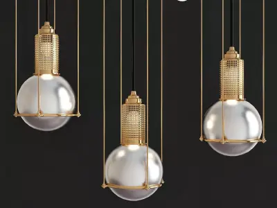 Abigail chandelier 3d model Low-poly 3D model