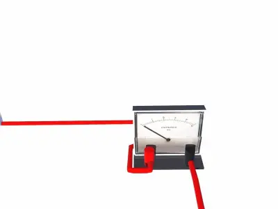 Electric Circuit Low-poly 3D model