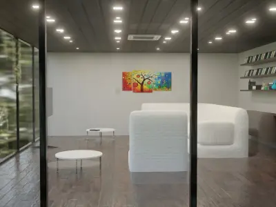 Simple Interior - Low Poly - Game Ready - PBR