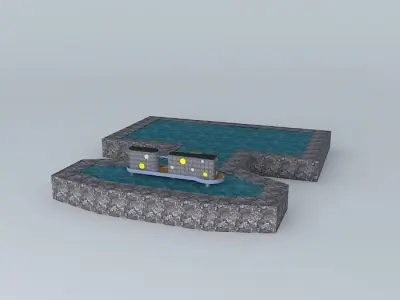 The Futuristic Manor House Free 3D model