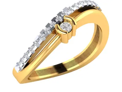  Women Ring Render 3dm STL MTL SLC JCD OBJ FBX Details 3D print model 28