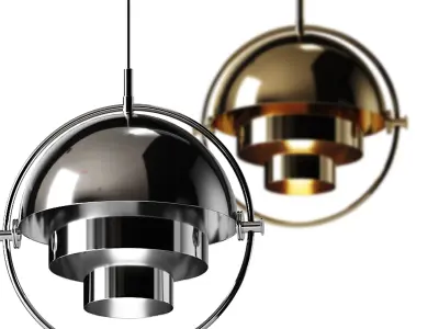 Multi-Lite ceiling lamp small 3D model