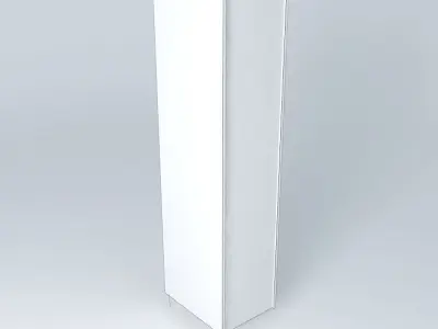 WRDB0D tall column Free 3D model
