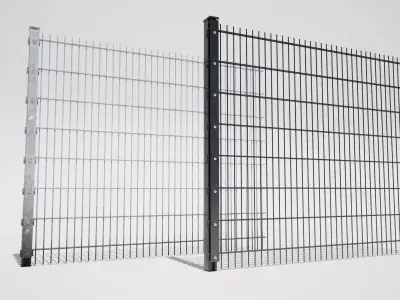 Modular Fence Pack 3D model