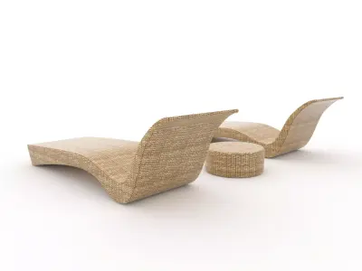 Sun Lounger 26 3D model