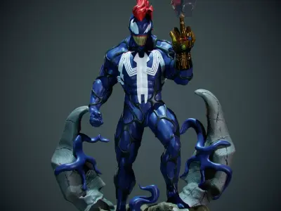 venom infinty 3D model