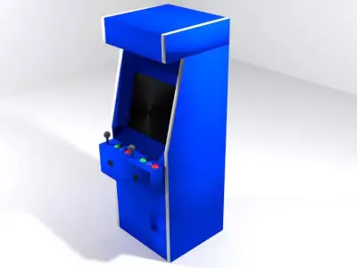Arcade Game - Video Machine 3D model