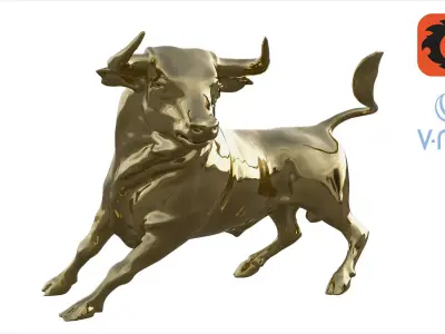 Golden Bull 3D model