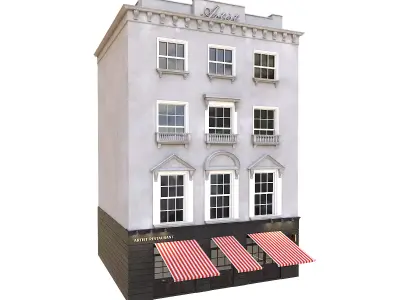 Restaurant Building 3D model