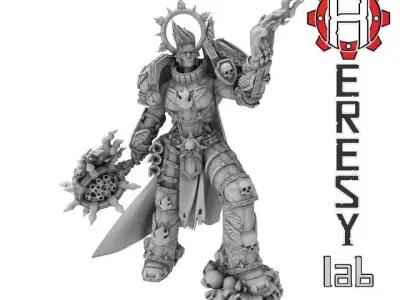 Heresylab - Lord of Fire  3D print model