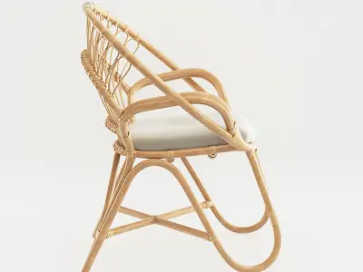 Rattan Chair 3D model