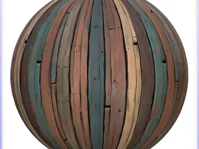 Stylized Wood Floor Seamless Texture Texture 11