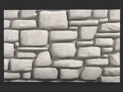 Interior Stone Wall Accent 3D print model purchase