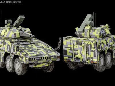  Skyranger 30 Air Defence Tower System X3 Camos Package 