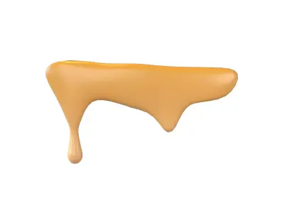 Liquid Drops v1 011 Low-poly 3D model